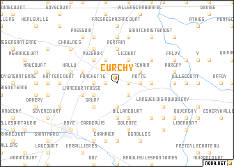 map of Curchy