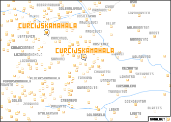 map of Ćurčijska Mahala