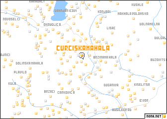 map of Ćurčiska Mahala