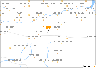 map of Curel