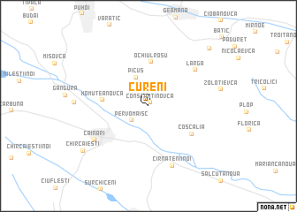 map of (( Cureni ))