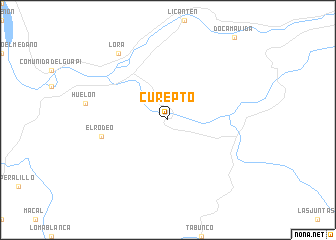map of Curepto