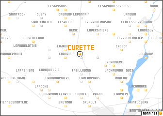 map of Curette