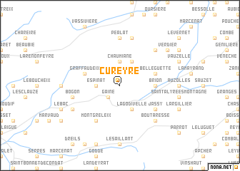 map of Cureyre