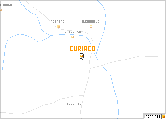 map of Curiaco