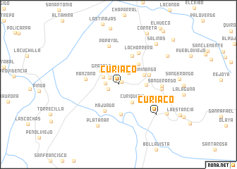 map of Curiaco