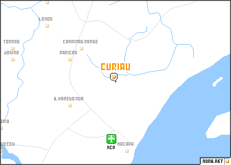 map of Curiaú