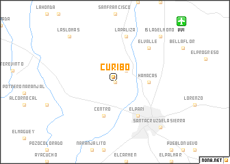 map of Curibo