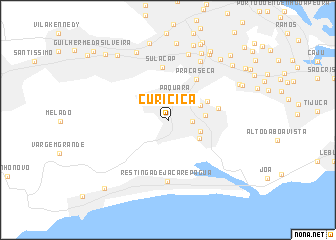 map of Curicica