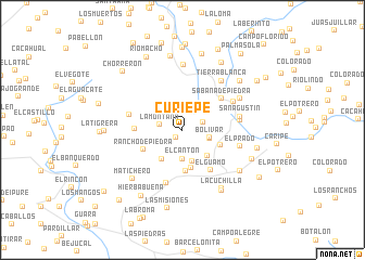 map of Curiepe