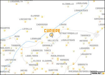 map of Curiepe