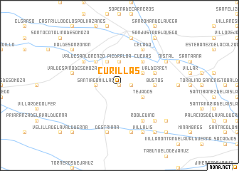 map of Curillas
