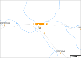 map of Curimatá