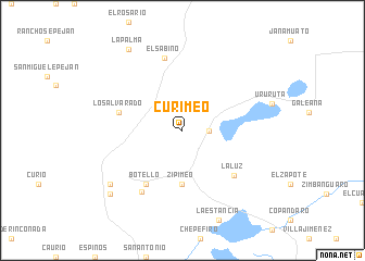 map of Curimeo
