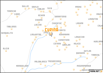 map of Curiña