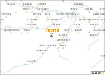 map of Curiţa