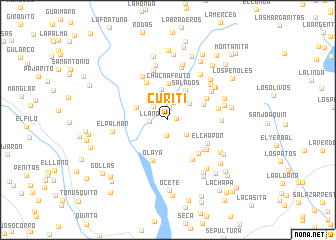 map of Curití