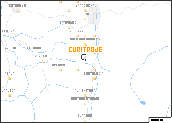 map of Curitroje