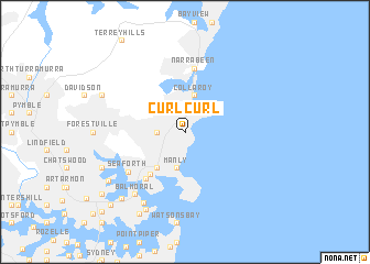 map of Curl Curl