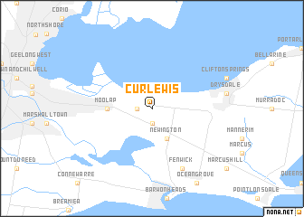 map of Curlewis