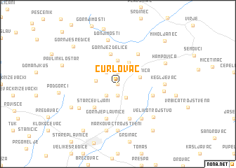 map of Čurlovac