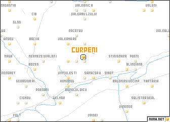 map of Curpeni