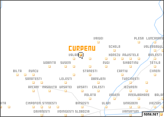 map of Curpenu