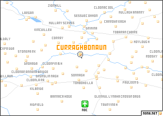 map of Curraghbonaun