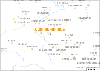 map of Curragh Bridge