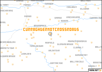 map of Curraghdermot Cross Roads