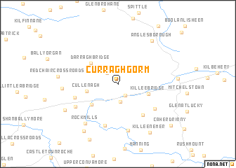 map of Curraghgorm