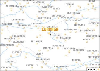 map of Curragh