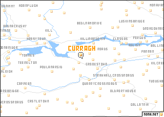 map of Curragh