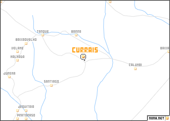 map of Currais