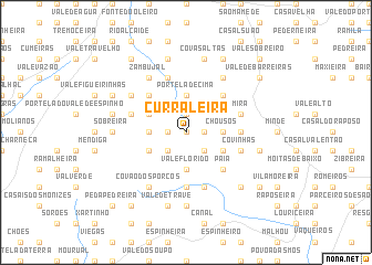 map of Curraleira