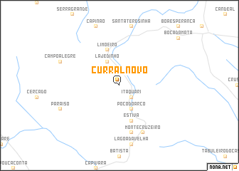 map of Curral Novo