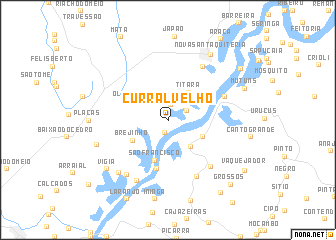 map of Curral Velho