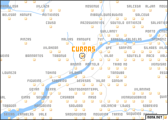 map of Currás