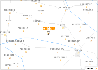 map of Currie