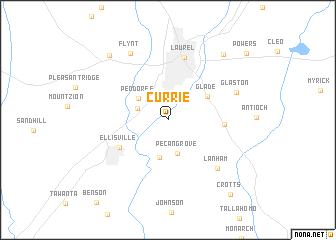 map of Currie