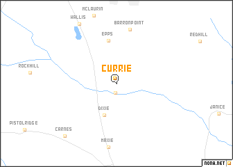 map of Currie