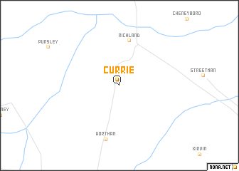 map of Currie