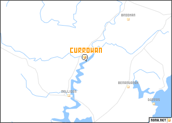 map of Currowan