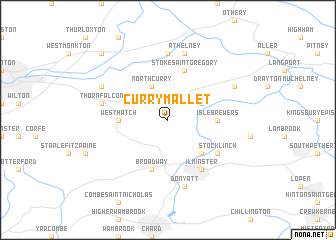 map of Curry Mallet