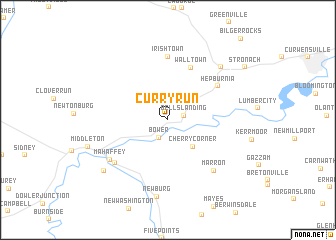 map of Curry Run