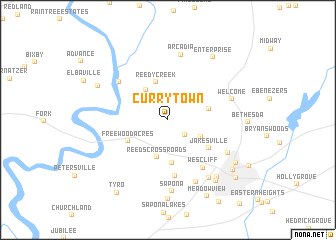 map of Currytown