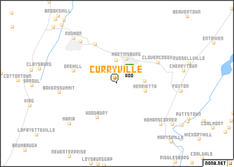 map of Curryville