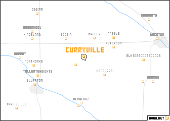 map of Curryville