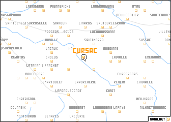 map of Cursac