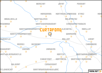 map of Curtafond